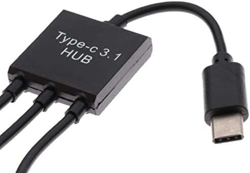 Baoblaze do Micro USB Dual 2.0 OTG adapter konektor crni
