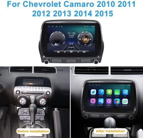 Abuwu automobil Multimedia Stereo za Chevrolet Camaro 2010 2011 2012 2013 2014 2015, 9-inčni Android 10.0 Touchscreen