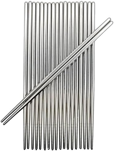 Sretna prodaja HSS-SSC10P, Premium korejski štapići od nerđajućeg čelika 10 pari vakuumski šuplji