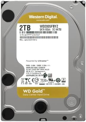 Western Digital 1TB WD Gold preduzeće klase interni Hard disk - 7200 RPM klase, SATA 6 Gb/s, 128 MB Cache,