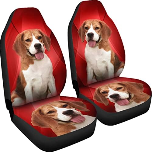 Amazing Beagle Dog Red Print Presvlake Za Autosjedalice Universal Fit Navlake Za Autosjedalice - Amazing