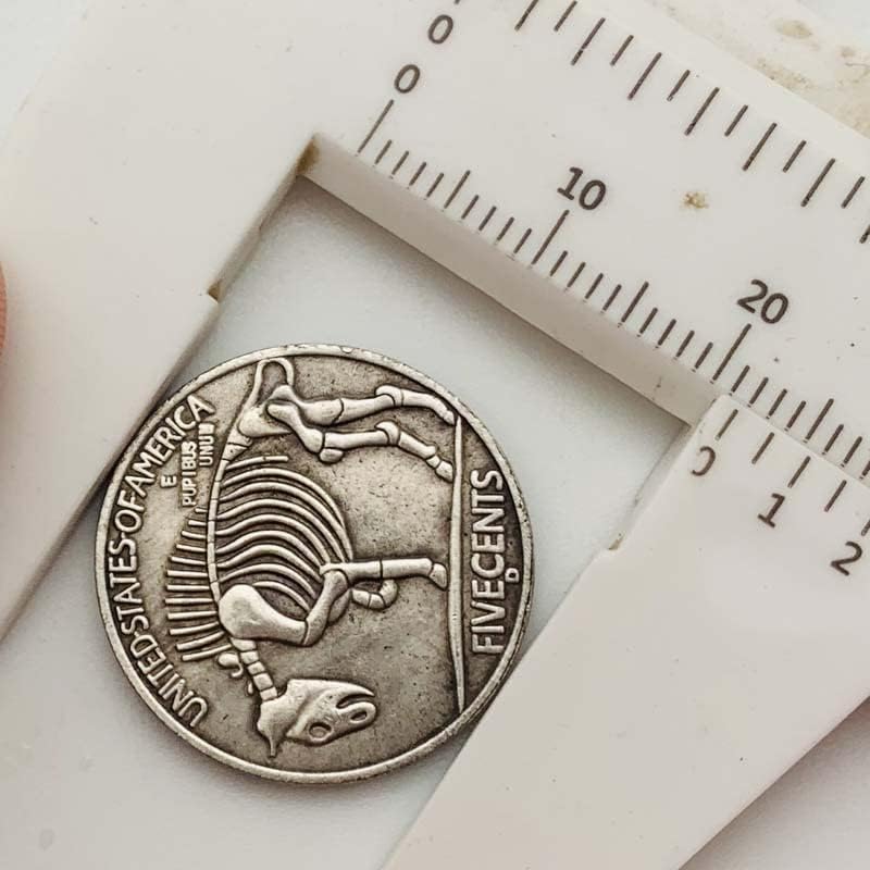 1937 lutajući novčić mehanički mesing stara srebrna medalja zanat jednoručni novčić igra 20mm bakarni novčić