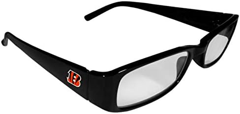 Siskiyou Sports NFL Cincinnati Bengals Unisex Ispisane naočale za čitanje, 1,75, crna, jedna veličina