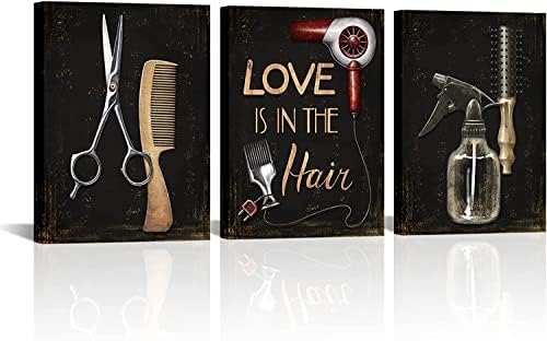 SkenoArt Barber Shop zid Art Barber pol makaze Alati frizura frizura slika Print na platnu Moda platno Print