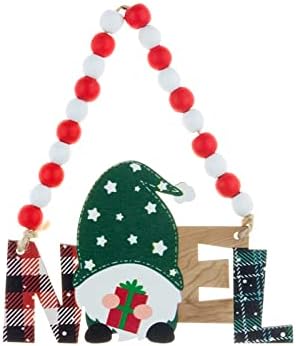 Soft Garland za stubište 4 stil božićne ukrase Božićne božićne ukrase Drvena perli privjesak vrata visi viseći božićne ukrase ukrase za zabavu Božićno vijenac baterija