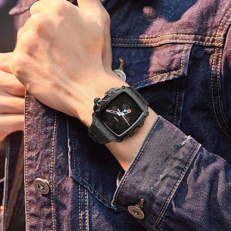 Neyens Modifikacijski komplet za iWatch seriju 7 6 5 4 SE Torbica od nehrđajućeg čelika za Apple Watch Band