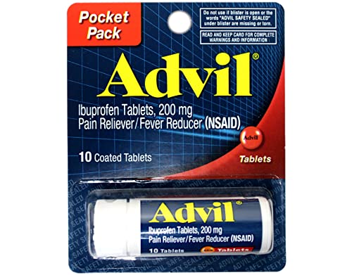 2 pakovanje džepa paketa advil Resielver / groznica Reducer Ibuprofen gel kapljezi 200mg -