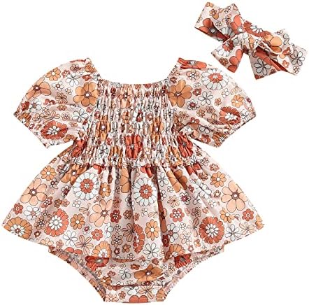 Mersariphy novorođenčad dječje djevojke za romske haljine na dresu natkrivena ljetna odjeća Baby