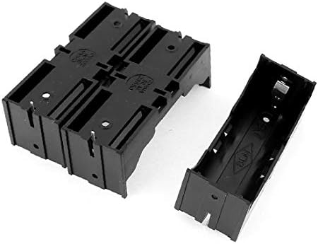 X-DREE Plastic single 26650 držač baterije kutija za skladištenje 3kom crna (plastična Jednostruka