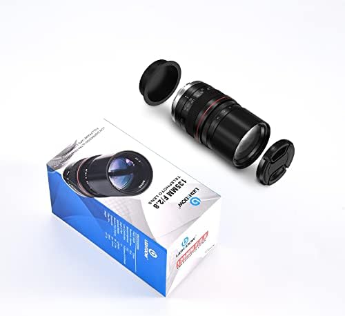 Lightdow 135mm f/2.8 Fe UMC Full Frame telefoto objektiv za Canon Rebel EOS 80D 77D 70D 60D 50D 7D 6D 5D 5DS