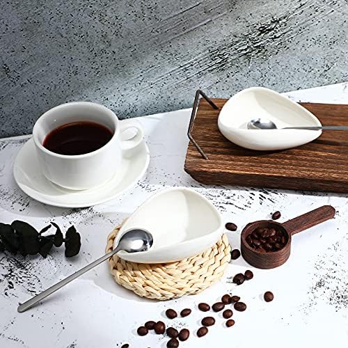 4 komada odmor za kafu i kašika mali držač za kašičice keramička kašika za kafu držač za mešalice