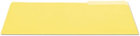 Univerzalni 10524 Folderi Datoteka, 1/3 Izrezani Jednoslojni Gornji Jezičak, Pravni, Žuti/Svijetložuti, 100