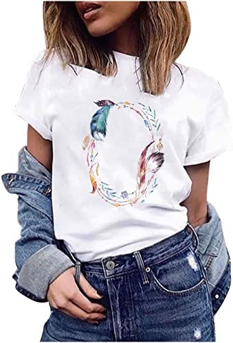 Dame Ljeto Jesen Vrh Komforna boja 2023 odjeća kratki rukav Crewneck Victorian bluza košulja za damu