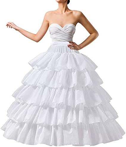 MeiLiMiYu puni oblik Hoop suknja 5 Ruffles slojevi balska haljina podsuknja potkošulja klizanje za vjenčanicu