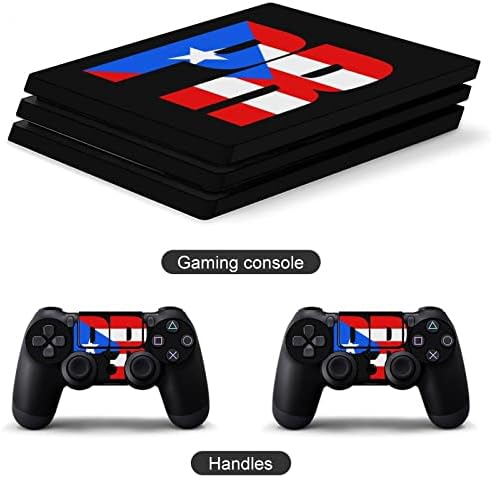 Portorikanska Zastava PVC ljepljiva naljepnica naljepnica za zaštitu kože za PS4 Pro/PS4 Slim kontroler