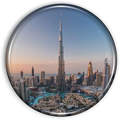 Dubai Magnet jak i fleksibilan Dubai frižider Magnet 1,1 inča epoksidna kupola