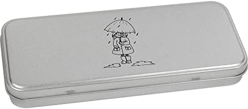 Azeeda' Rainy Day Girl ' Metalna Kutija Za Kancelarijski Materijal / Kutija Za Odlaganje