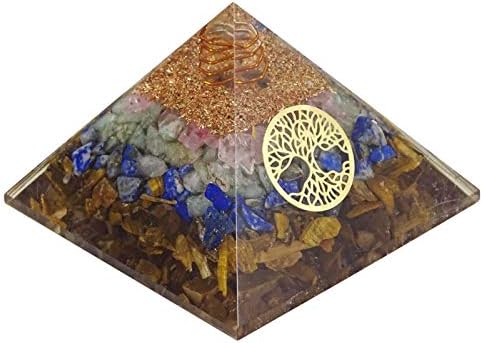 Harmonizirajte organski 4 sloja Pyramid Crystal Reiki Izlječenje Feng Shui Vastu Čakra Duhovni kamen