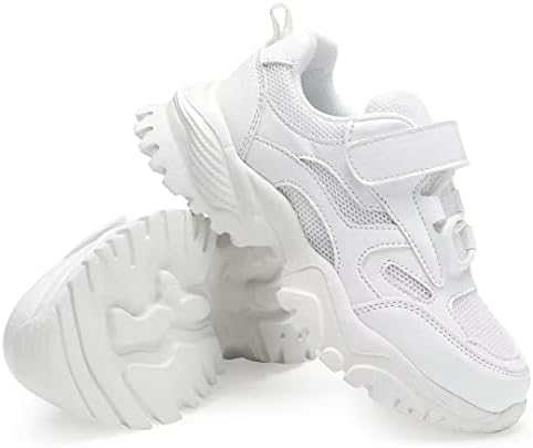 Yavy Cipele za djevojke Tenis cipele Boy Trčanje kožne tenisice Prozračne mrežne atletske cipele Lagana dječja cipele za hodanje