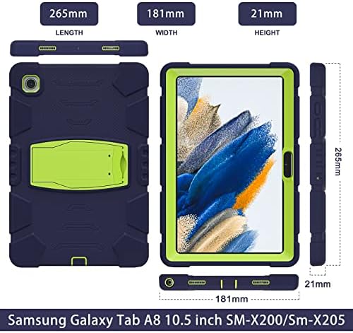 Zaštitna futrola za tablet Kompaktna futrola Kompatibilna s Samsung Galaxy karticom A8 10,5 inča