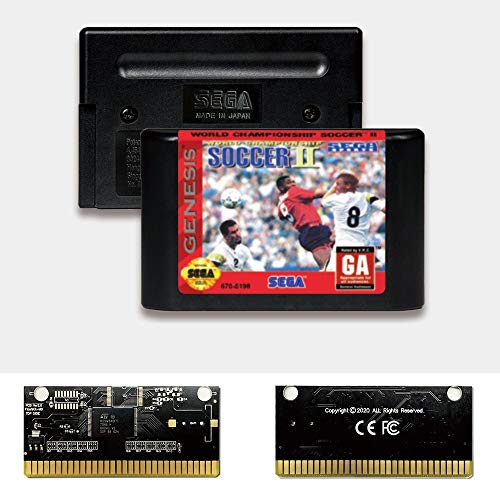 Aditi World Championship Soccer II - USA naljepnica FlashKit MD Electroless Gold PCB kartica za SEGA Genesis Megadrive Video Game Console