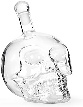 Skull Whisky Decanter 1000ml Glass Skull Head boca vina boca alkohola Decanter za Scotch Vodka