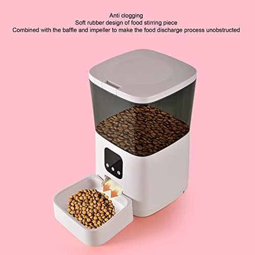 Automatske hranilice za mačke, 7L Smart Pet dozator za suhu hranu hranilica za glasovnu kontrolu vremena prozirna