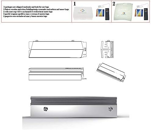 Aluminijska legura M.2 SSD hladnjak čvrstog stanja hard disk hladnjak hladnjak hladnjak hladnjak