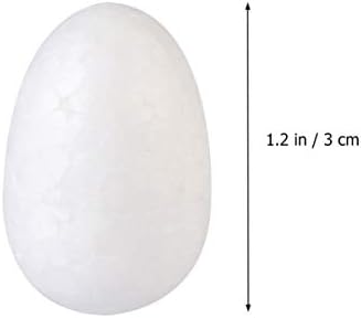 50pcs uskršnja pjena jaje diy bijela jaja slikanje Uskršnje zanatske uskrsne ukrase za jaje za kućnu