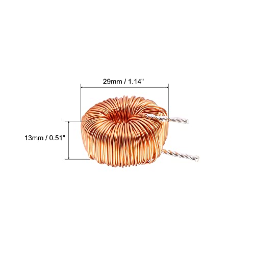 Uxcell vertikalni Toroidni magnetni induktor žica namotana vjetrom 100uH 20A induktivna zavojnica