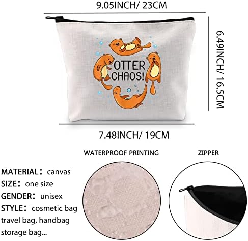 Xyanfa Otter Chaos makeup torba Otter Poklon Sea vidter patentno torbica za životinje Ljubavnik