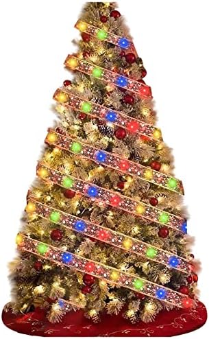 Guolarizi Božić na otvorenom Led Božić na baterije za zabavu i vodootporne unutrašnje dekoracije viseća žičana