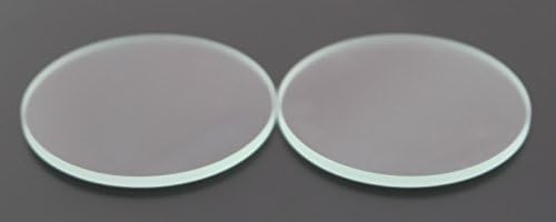 5kom 52mm x 1.5 mm prozirno staklo okruglo sočivo