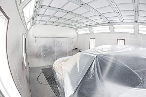 Armordollo Clear 3mil Samopredljiva boja Booth zaštitni film Zidni maskiranje filma 36 x 200 ft