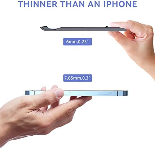 Podesivi postolje za mobitel, sklopivi ultra tanki potpuno držač za stol, kompatibilan sa iPhoneom, Samsung Galaxy,