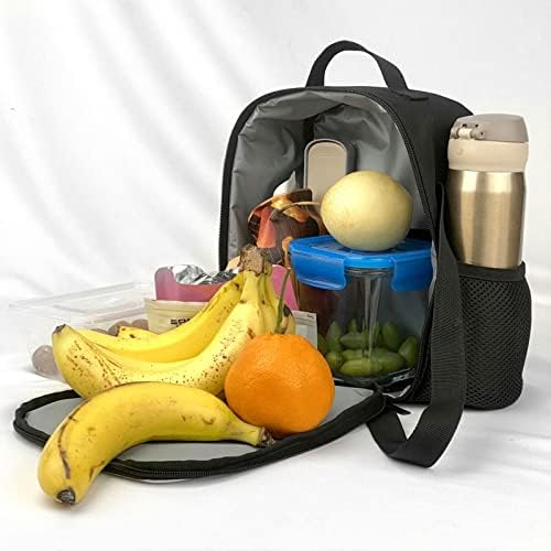 ZHXR izolovana izdržljiva kutija za ručak sa naramenicom, Školska torba za ručak za djecu/odrasle za vatreni