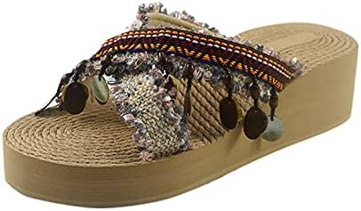 Papuče za žene djevojke Ljetne žene papuče Ljetne klinove sandale cipele za plažu papučica prozračne