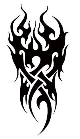 Interokie Tattoo naljepnica Totem crni zmaj Down Mountain Tiger Zmija životinja uzorak vodootporna tetovaža simulacijska tetovaža
