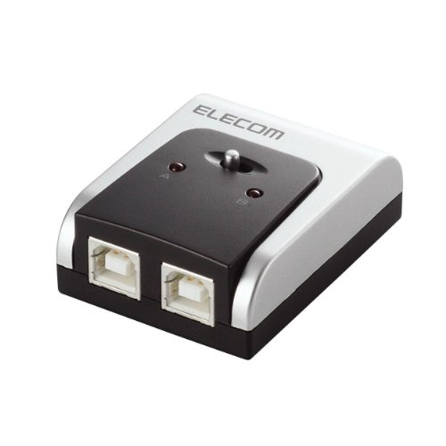 エレコム Elecom u2sw-T2 USB prekidač, priručnik, 2.0 kompatibilan, 2 uređaja