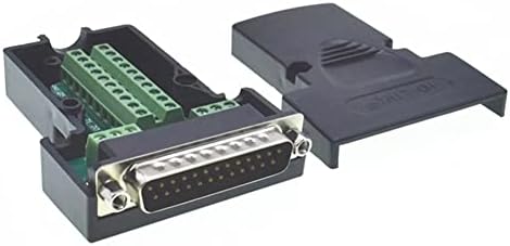 Jienk 5pcs DB25 muški RS232 D-sub serijski adapteri, 25-pin priključak za priključakFree Breakout ploča vijak