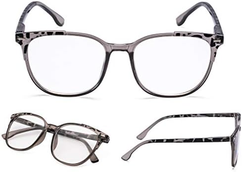 Naočale za čitanje 4 spakuju veliki kvadratni komforni elegantni čitači za žene čitanje