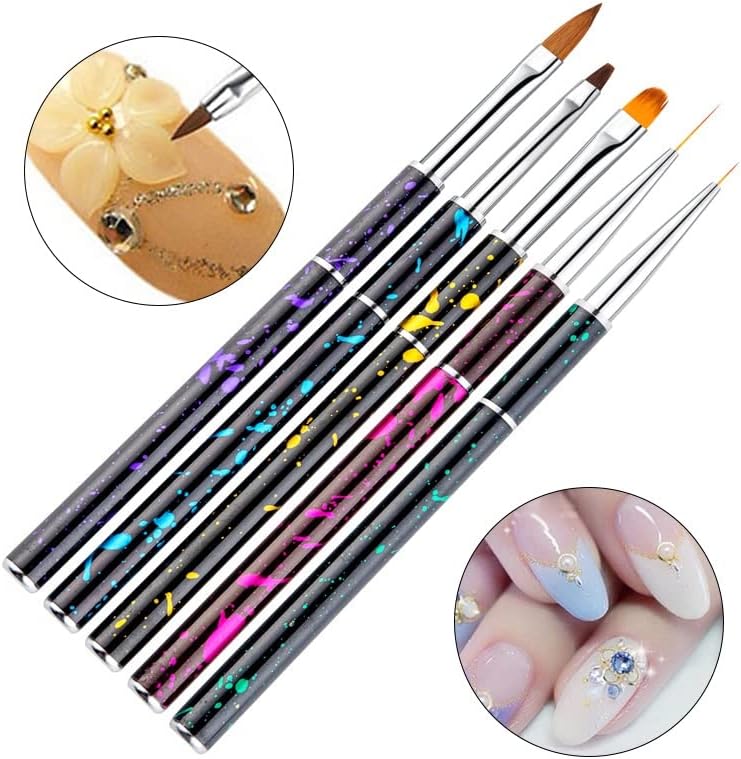 XXXDXDP četkica za farbanje manikure olovka metalne pruge akrilna Nail Art olovka za crtanje gel linija