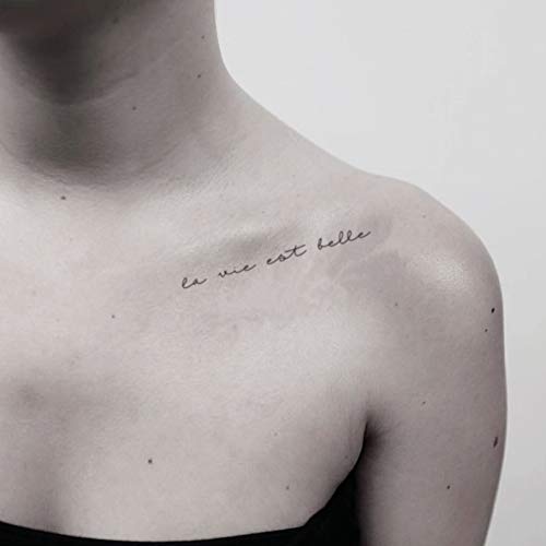 La vie est belle privremena naljepnica tetovaža - Ohmytat