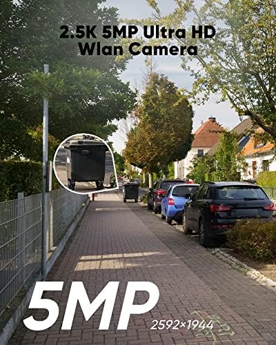 Sannce 5MP vanjski IP sigurnosni fotoaparat, PTZ WiFi vanjska kamera, 20x optički zum Auto praćenje kućne