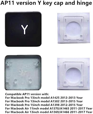 Zamjena pojedinačni poklopac ključa AP11 tip Y i šarka za MacBook Pro Model A1425 A1502 A1398 za MacBook Air Model A1369 / A1466 A1370 / A1465 tastatura za zamjenu y poklopca ključa i šarke