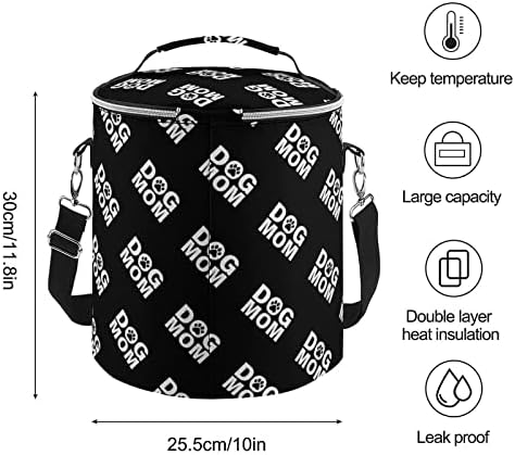 Izolovana torba za pseću mamu prijenosni hladnjak za LED paket za ramena Zip oko kante za