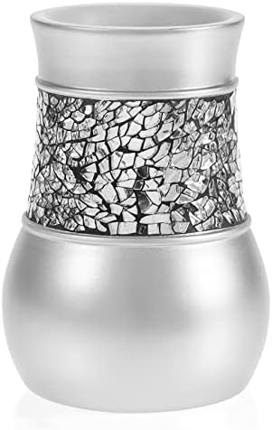 Creative Miriss čaša za kupatilo - dekorativna šolja za ispiranje srebrnog Pucketanog stakla za vodu, najbolje