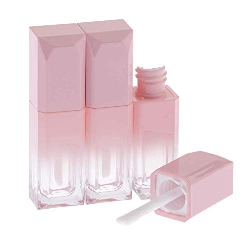 Healthcom 10 pakovanja 5ml Gradient Pink Lip Gloss Tubes bočice prazne Dopunljive bočice balzama za