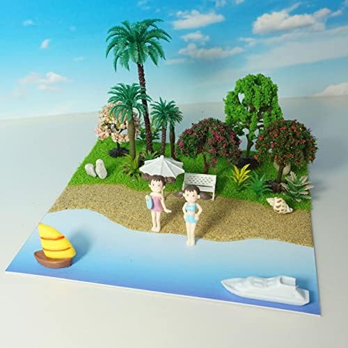 Milageto scene na plaži kompleti izgleda modela, Uradi sam scenu izgradnje, interaktivni Ornament kolekcije,