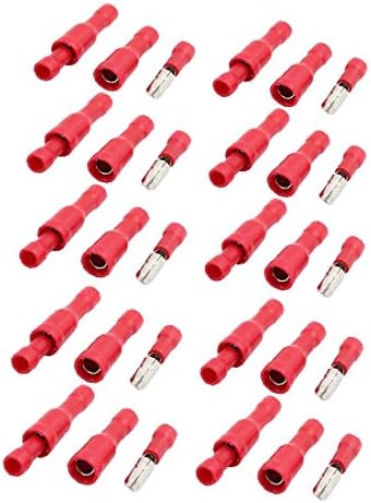 X-DREE 20 pari crveni ženski + muški MPD FRD konektor izolirani terminali za presovanje(20 Paia Femmina Rossa
